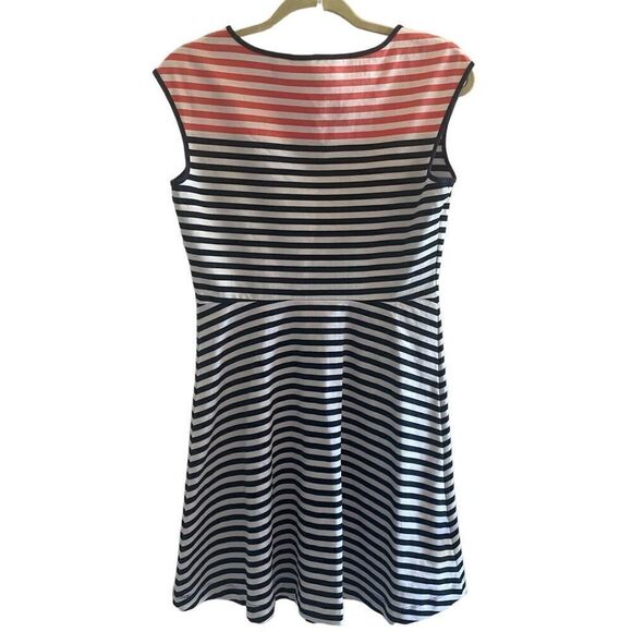 Draper James Striped Ponte Knit A Line Short Summer Dress Women’s Size Small - Picture 5 of 5